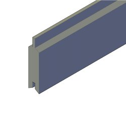 Tr/tr: FT systemhegn skyggefugeprofil inkl. systemstolper i tr og tilbehr