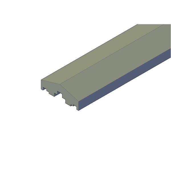 Topplanke skr i Brun lngde 3,9m