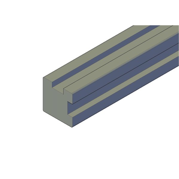 Hjemsted plank brun trykimprgneret hjrnestolpe 270cm