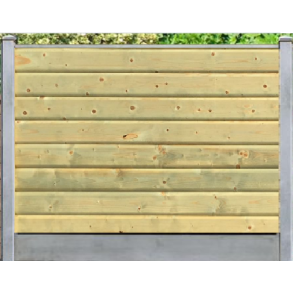 Blokhus profil med st�lstolper og betonbundplade - Platinklasse