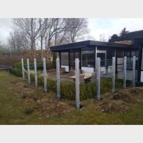 Glashegn inkl. 6 glasbeslag, 6mm hrdet glas 90x127cm