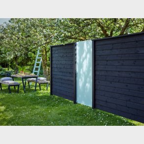 Glashegn inkl. 6 glasbeslag 90x180cm - model Frosted