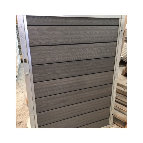 Milano enkeltlge i komposit inkl. stolper 97cm i bredden x den valgte hjde