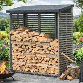 Br�ndeskur model 3  trykimpr�gneret i gr�