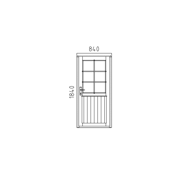 Gram garage med 40mm godstykkelse p 24,7m2 i ubehandlet tr
