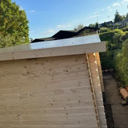 Guldborg redskabsskur i ubehandlet tr p 8,9m2