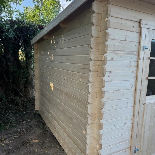 Guldborgsund redskabsskur i ubehandlet tr� p� 7,3m2