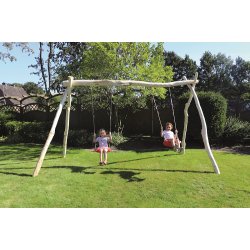 Naturligt gyngestativ i robinietr model "Rubinia"