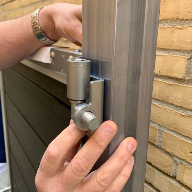 Thermo Limba lge i alu inkl. beslag og stolper 90x90cm (BxH)