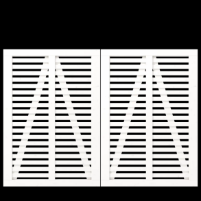 Harmoni dobbeltl�ge i hvid 200x140cm (BxH)