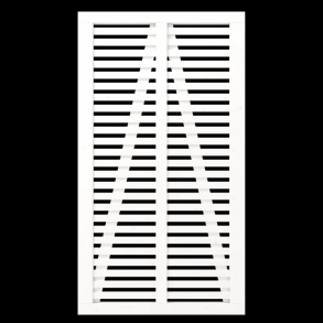 Harmoni enkeltlge i hvid 100x180cm (BxH)