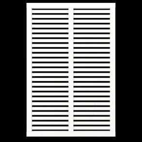 Harmoni terrassehegn i hvid 120x180cm (BxH)