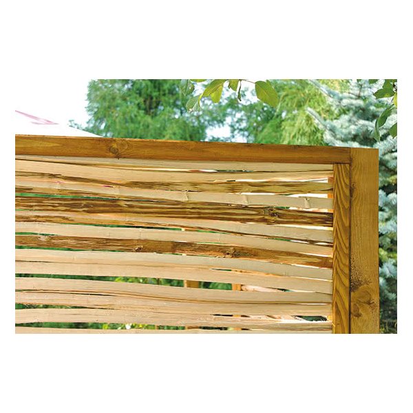 Hasselhegn med ramme model "Hammarsund" 90x180cm (BxH)