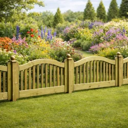 Norderney forhavehegn i trykimpr�gneret tr� 180x95/90cm (BxH)