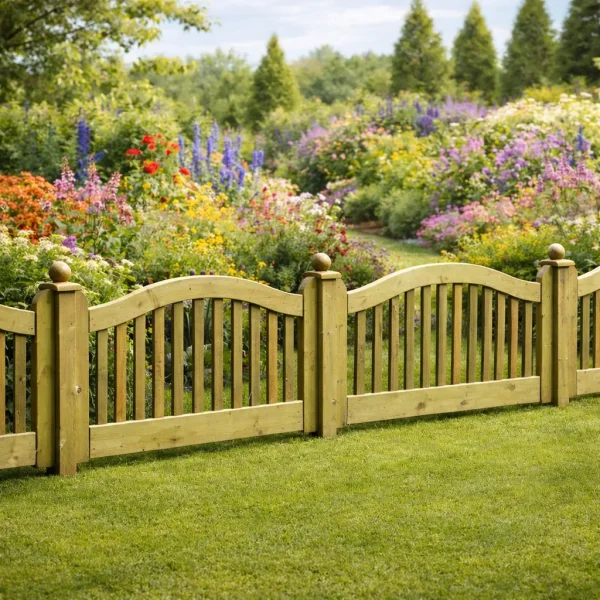 Norderney forhavehegn i trykimpr�gneret tr� 180x95/90cm (BxH)