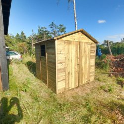 Udstillingsmodel kun til afhentning: Redskabsskur 4,7m2 i elementer model Hjemsted budget