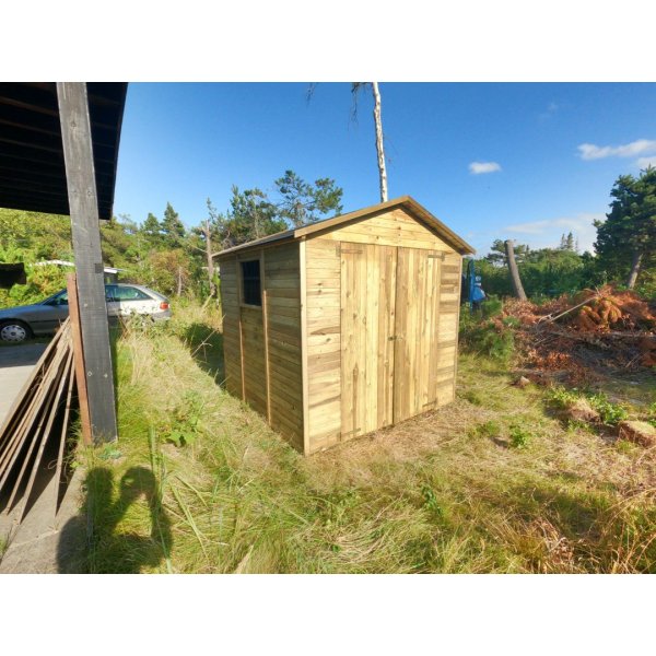 Udstillingsmodel kun til afhentning: Redskabsskur 4,7m2 i elementer model Hjemsted budget