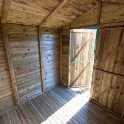 Udstillingsmodel kun til afhentning: Redskabsskur 4,7m2 i elementer model Hjemsted budget