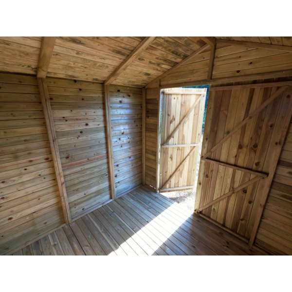 Udstillingsmodel kun til afhentning: Redskabsskur 4,7m2 i elementer model Hjemsted budget