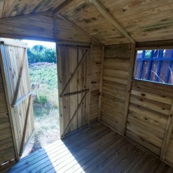 Udstillingsmodel kun til afhentning: Redskabsskur 4,7m2 i elementer model Hjemsted budget