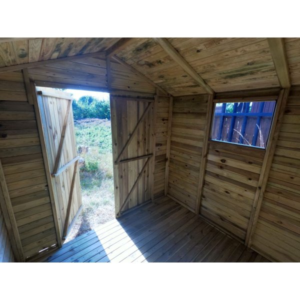 Udstillingsmodel kun til afhentning: Redskabsskur 4,7m2 i elementer model Hjemsted budget