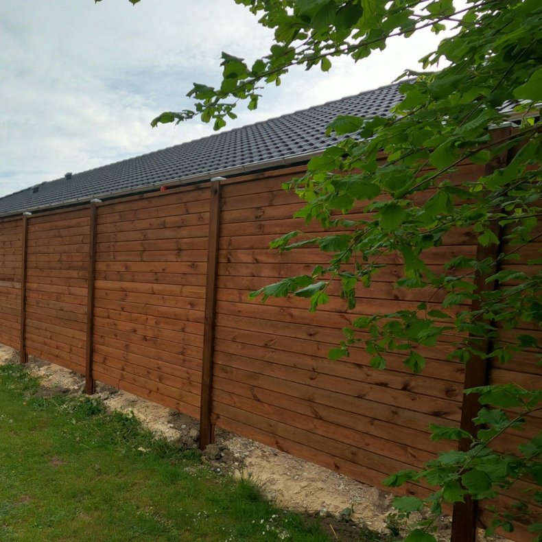 Plank profilbrt i brun trykimprgneret 20x120x1800mm - model Hjemsted