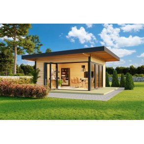 Hjemsted Eksklusiv XL anneks/havehus model 11 i ubehandlet p 19m2