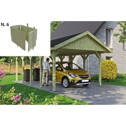 Bravo carporte med saddeltag