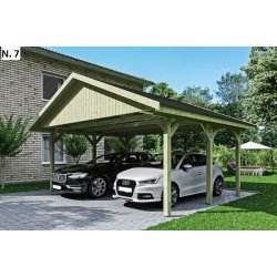 Bravo carporte med saddeltag