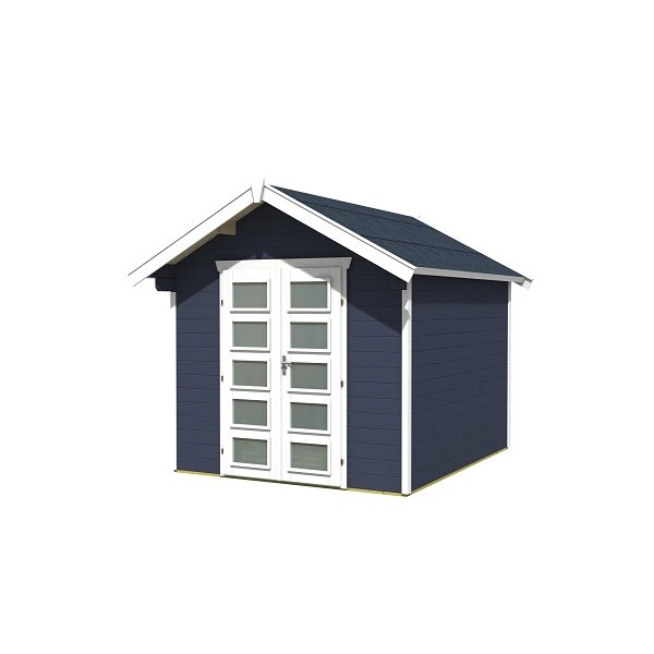 Hyrup havehus i skifergr p 7,5m2