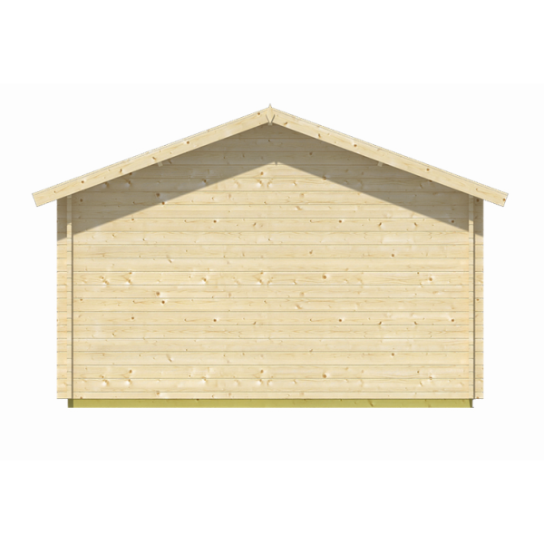 Ikast carport med 7,6m2 skur (44mm godstykkelse)