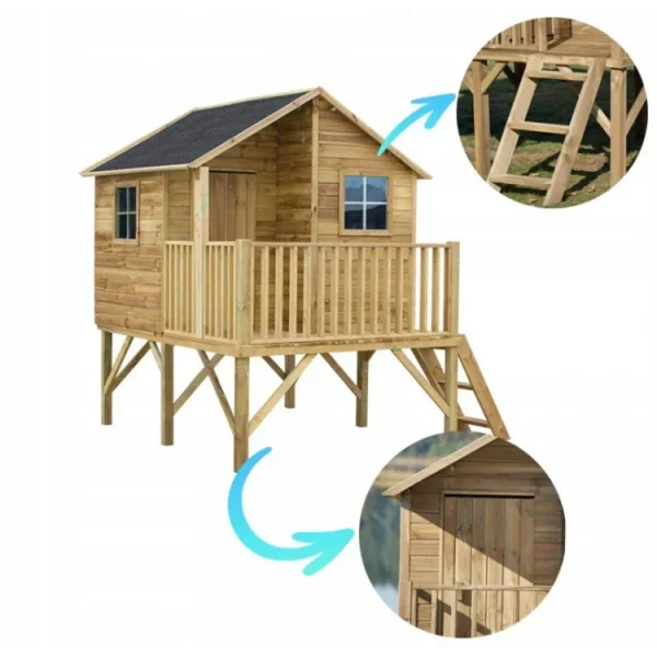 Legehus Jakob p stolper &#150; et eventyrligt legehus i hjden