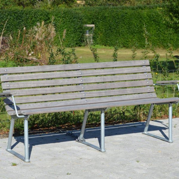 Jessing Listebnk med armln 200cm