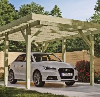 Hannover enkeltcarport (carport model)