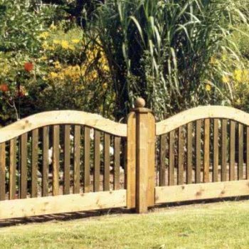 Norderney forhavehegn i trykimprgneret tr 180x95/90cm (BxH)