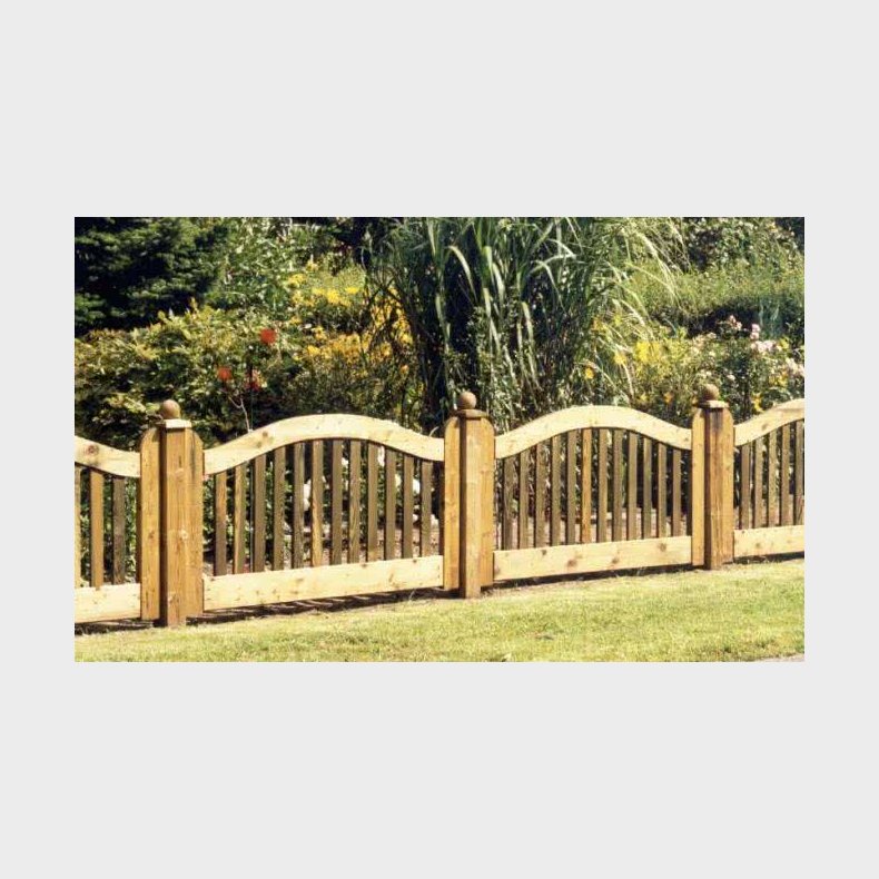 Norderney forhavehegn i trykimprgneret tr 180x95/90cm (BxH)