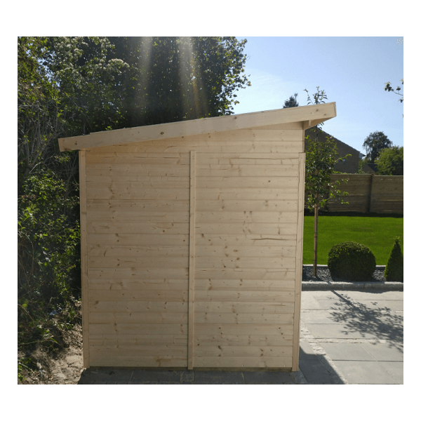 Redskabsskur Jyderup XL 4,22 m&sup2; i ubehandlet tr - Slvklasse