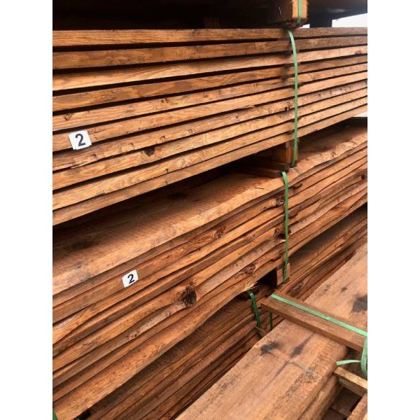 50 stk. Kalmarbrdder i brun trykimprgneret model "Thisted" 2,4x15/25x240cm (BxHxL)