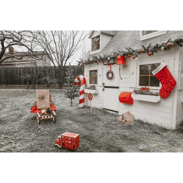 Legehus Karl med hems, skorsten og karnapper - Slvklasse p 3,83m2 + 1,6m2 hems