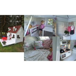 Legehus Karl med hems, skorsten og karnapper - Slvklasse p 3,83m2 + 1,6m2 hems