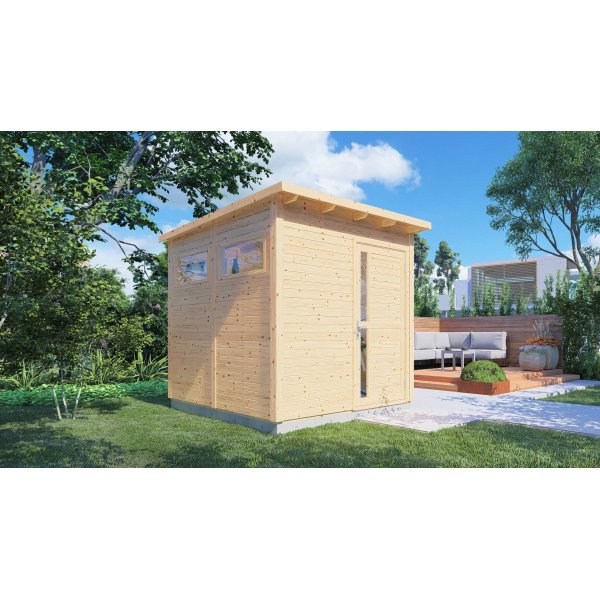 Kassel 2 redskabsskur i ubehandlet p 5,1m2