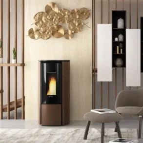 Katia 9kW pilleovn med bagudgang (180m2)