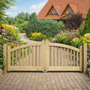 Norderney dobbeltl�ge i trykimpr�gneret 400x90/80/120cm (BxH)