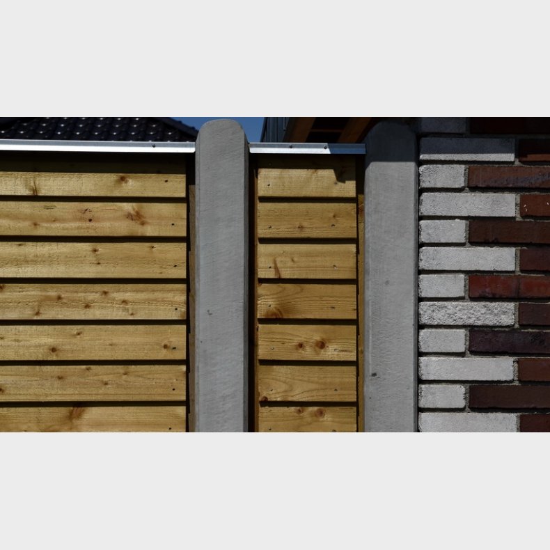 Klinkehegn i trykimprgneret gran 189x150cm (180cm over jord)