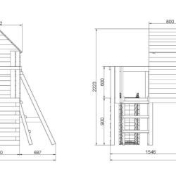 Luomi leget�rn trykimpr�gneret med gr�n rutsjebane
