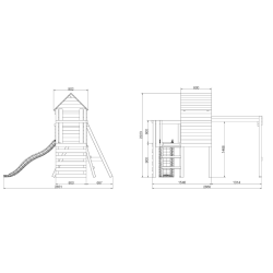 Luomi leget�rn trykimpr�gneret med gr�n rutsjebane