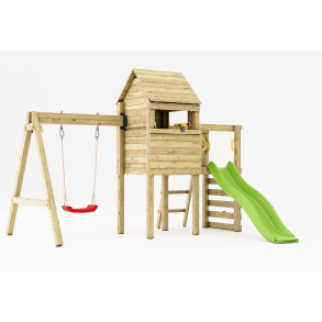 Luomi leget�rn trykimpr�gneret med gr�n rutsjebane