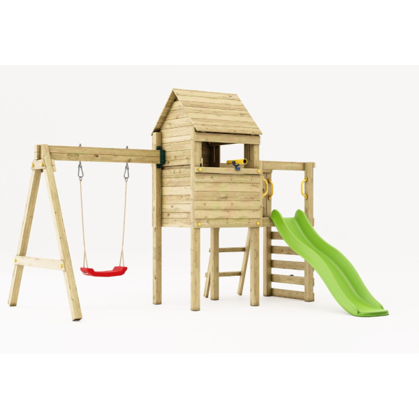 Luomi leget�rn trykimpr�gneret med gr�n rutsjebane