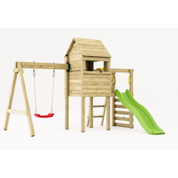 Luomi leget�rn trykimpr�gneret med gr�n rutsjebane