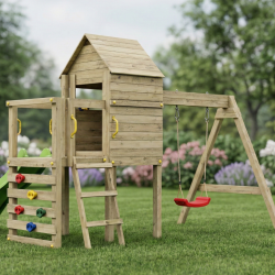 Luomi leget�rn trykimpr�gneret med gr�n rutsjebane